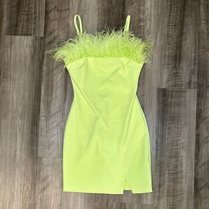 Likely Katy Feather Trim Mini Dress - 00